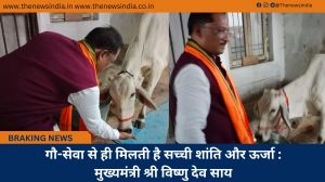  गौ-सेवा से ही मिलती है सच्ची शांति और ऊर्जा : मुख्यमंत्री श्री विष्णु देव साय